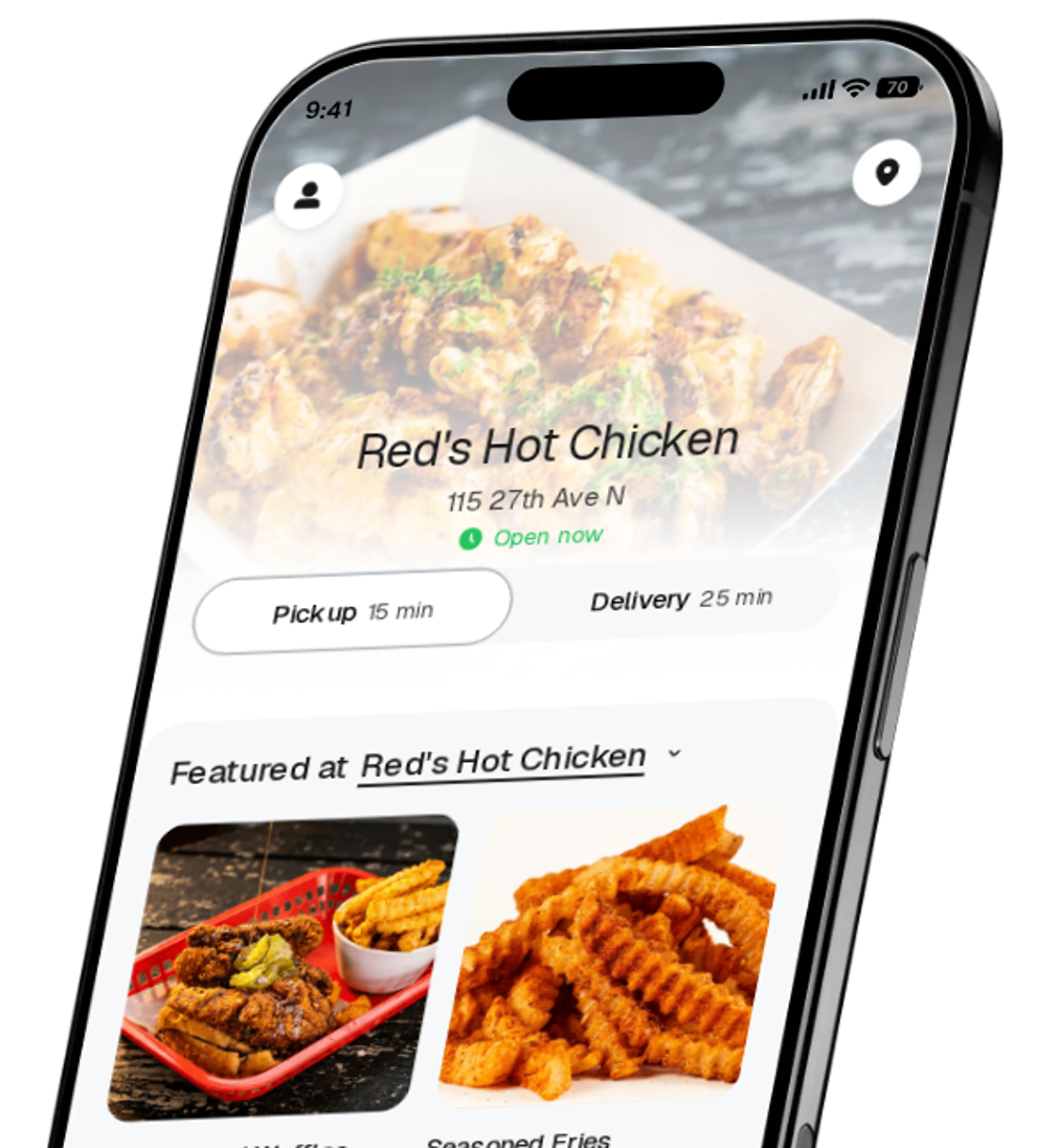 Red's Hot Chicken app preview