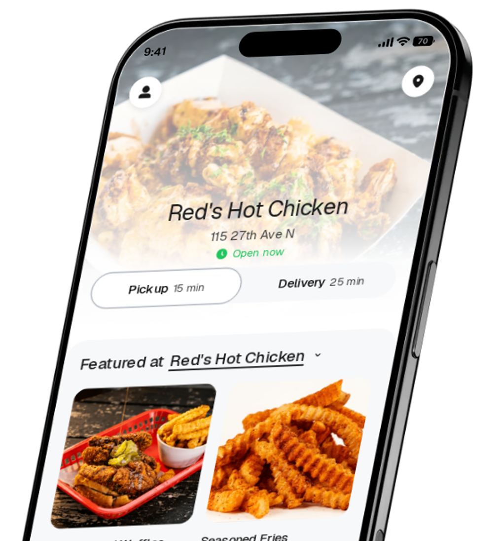 Red's Hot Chicken app preview