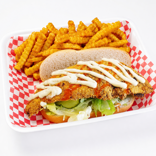 Catfish Sandwich with one side